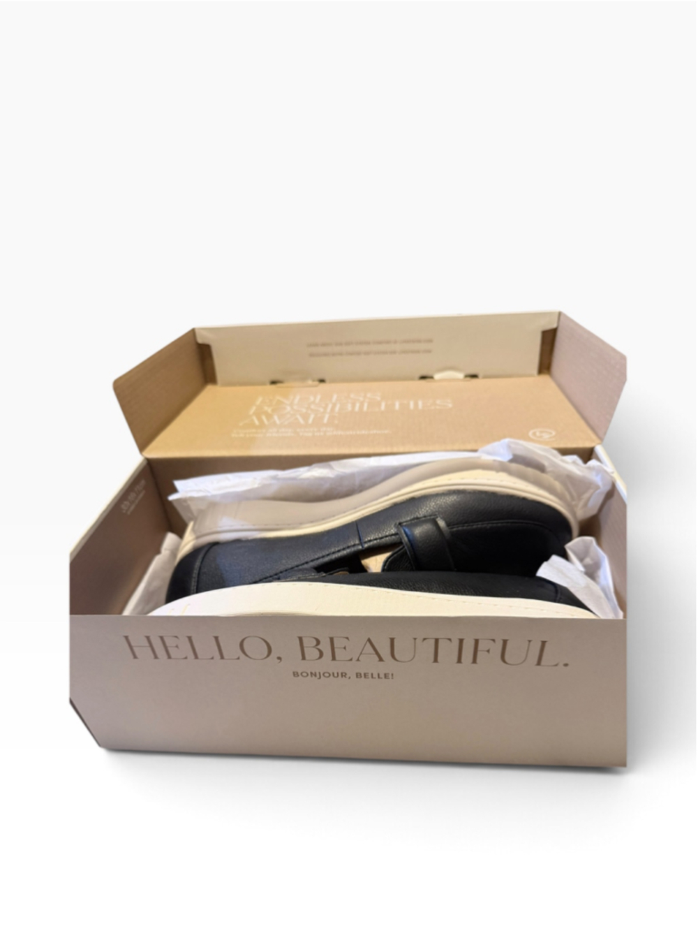 Women's LifeStride Black and Beige Loafers